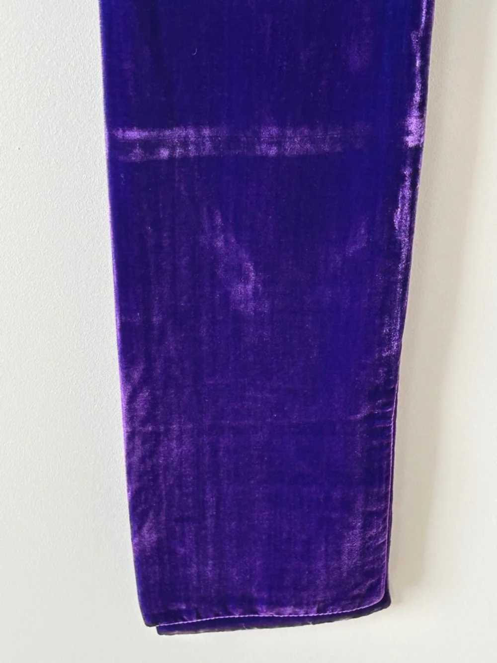 Purple Velvet Scarf